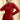 Fancy Fabric Party Style Designer Embroidered Readymade Gown In Red Color