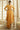 Designer Party Style Mustard Color Fancy Fabric Embroidered Readymade Gown